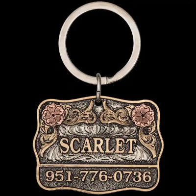 Scarlet Custom Dog Tag